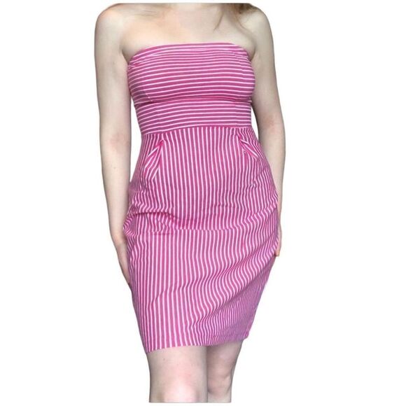 Old Navy Striped Strapless Dress - Picture 1 of 8